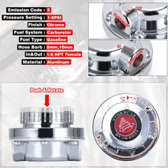 PTNHZ RACING FPR top dial enabling quick calibration on single or twin carb setups