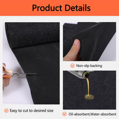 PTYTIFY under-vehicle mat non-slip design keeps workspace safe