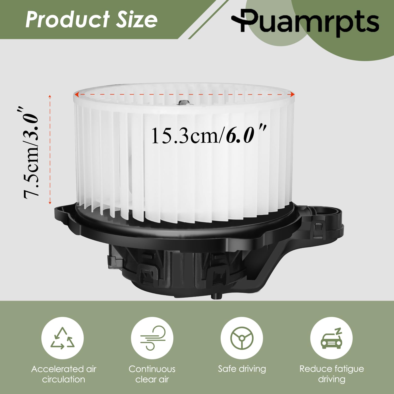PUAMRPTS blower motor for Forte Koup 2014-2016 ensures reliable HVAC performance
