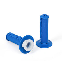 PUCKY ergonomic blue grip surface enhances comfort on long rides