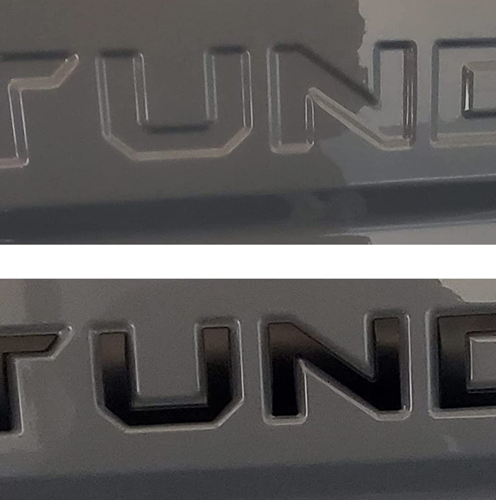 Pukonger 3D emblems matte black full set, bold, weather-ready.