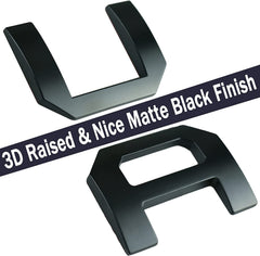 Pukonger tailgate letters adhesive backing enables quick secure install.