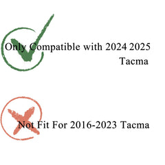 Pukonger tailgate letters for Tacoma 2024–2025, side view highlights rugged style and strong adhesive.