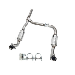 Pulcherflow catalytic converter left-right fit for Ford F-150 and Lincoln Mark LT.
