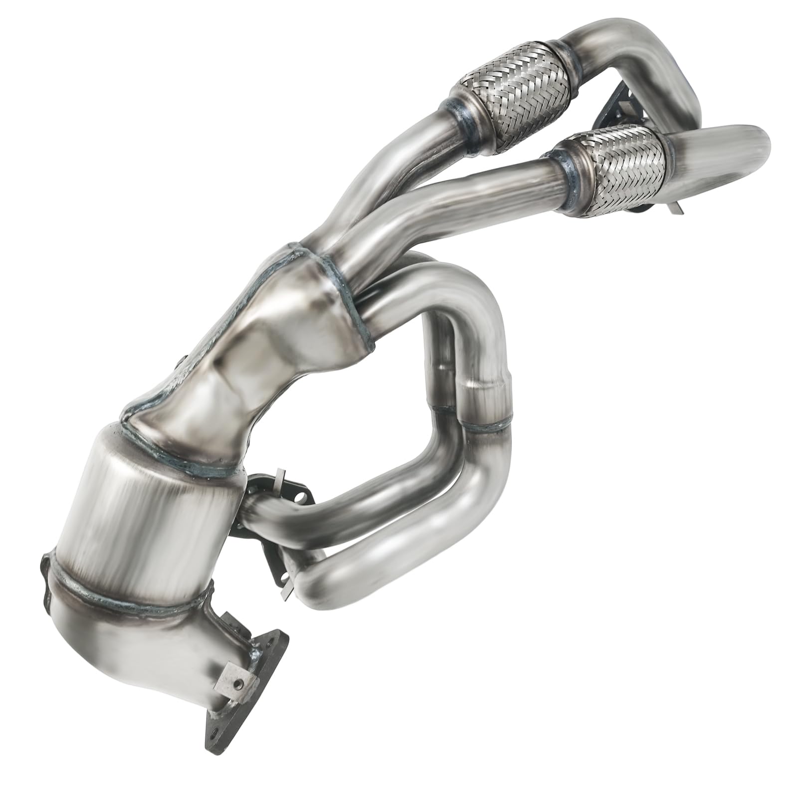 Pulcherflow converter for Legacy/Outback 2006-2012 – stainless steel construction and durable mandrel bends.