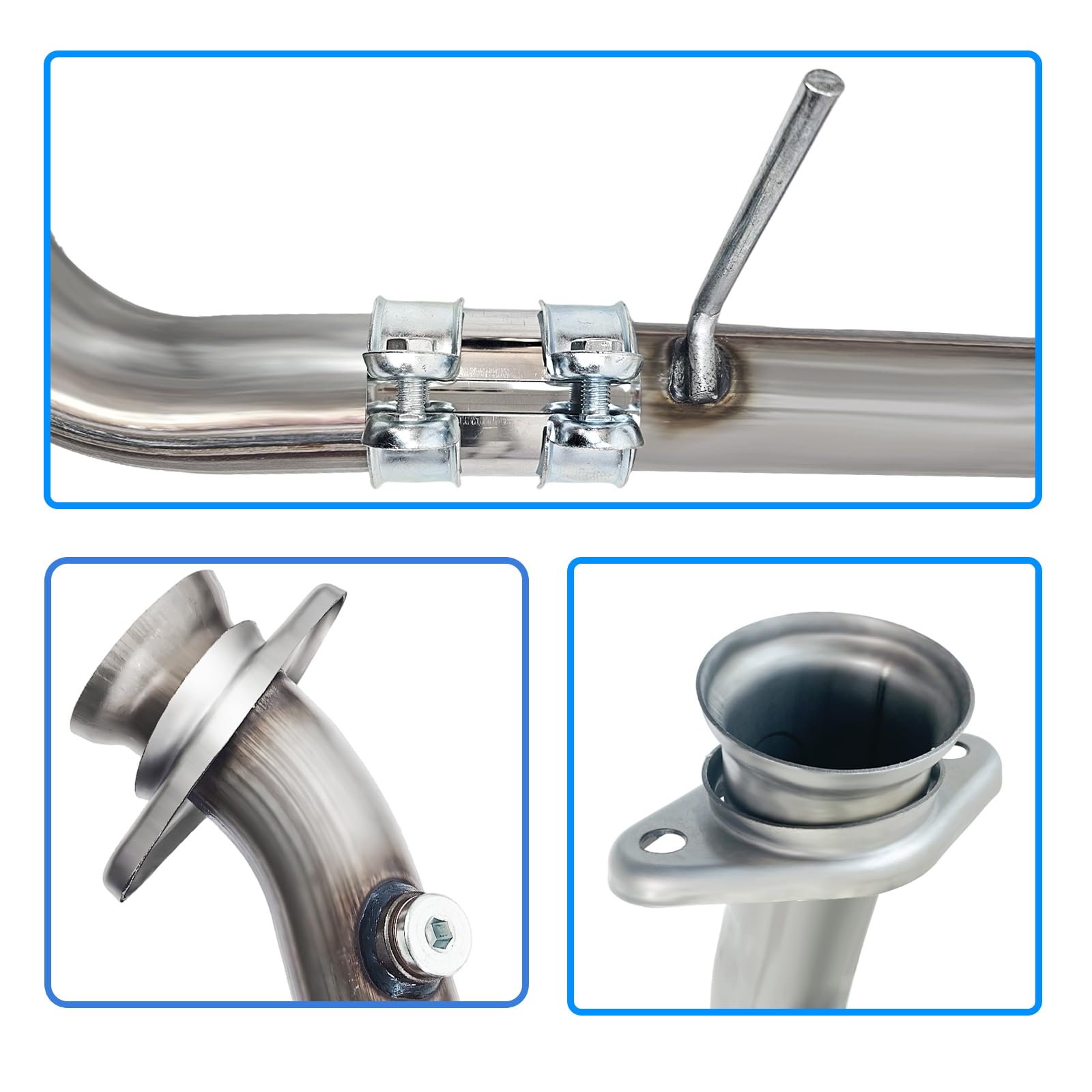 Pulcherflow direct-fit gaskets and hardware included for easy bolt-on install.