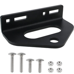 Pulems zero-turn trailer hitch mount showing wide compatibility with mowers and trailers