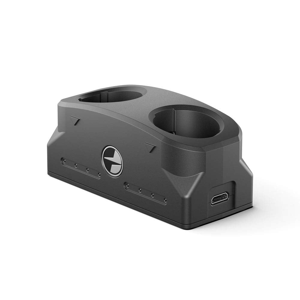 Pulsar APS Battery Charger demonstrates secure connection for reliable battery seating.