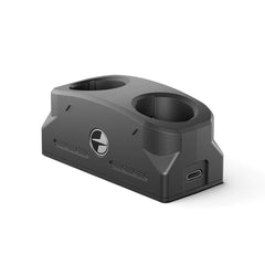 Pulsar APS Battery Charger demonstrates secure connection for reliable battery seating.