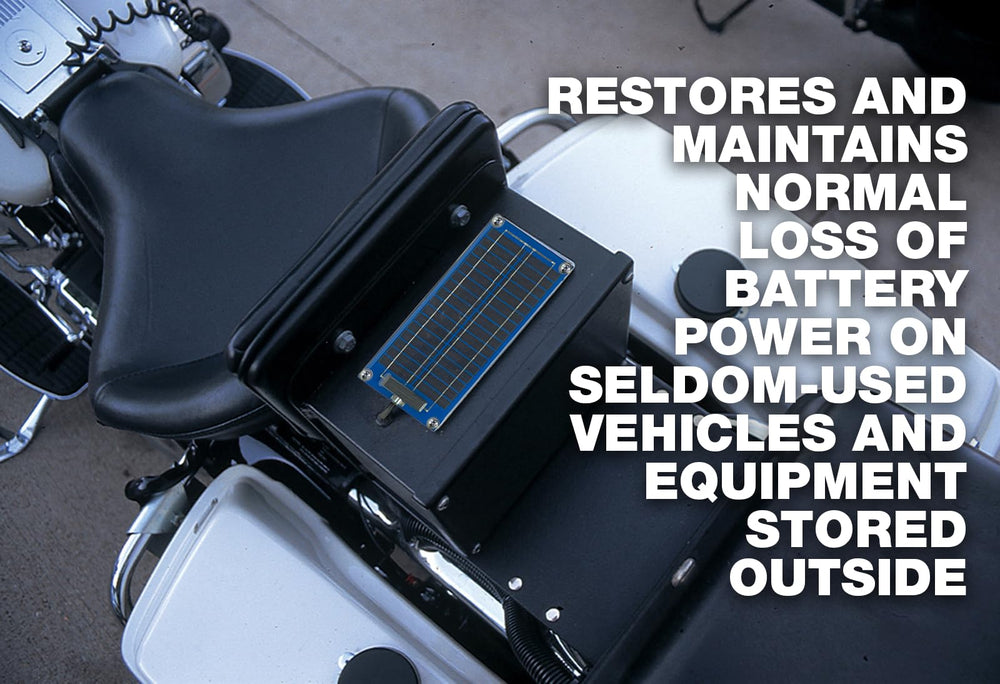 PulseTech SolarPulse mounted on a vehicle keeps electronics ready for trips.