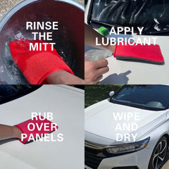 PUMBAA HOME detailing glove with medium-grade Moya clay for faster cleaning