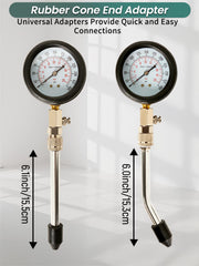 Punmew rubber cone ends enable quick checks without threading.