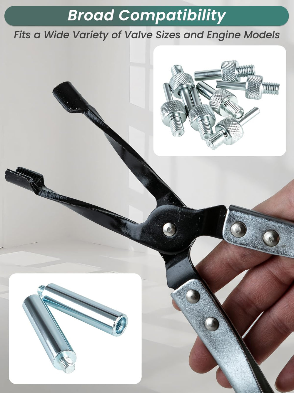 Punmew drive handle provides steady leverage during valve work.