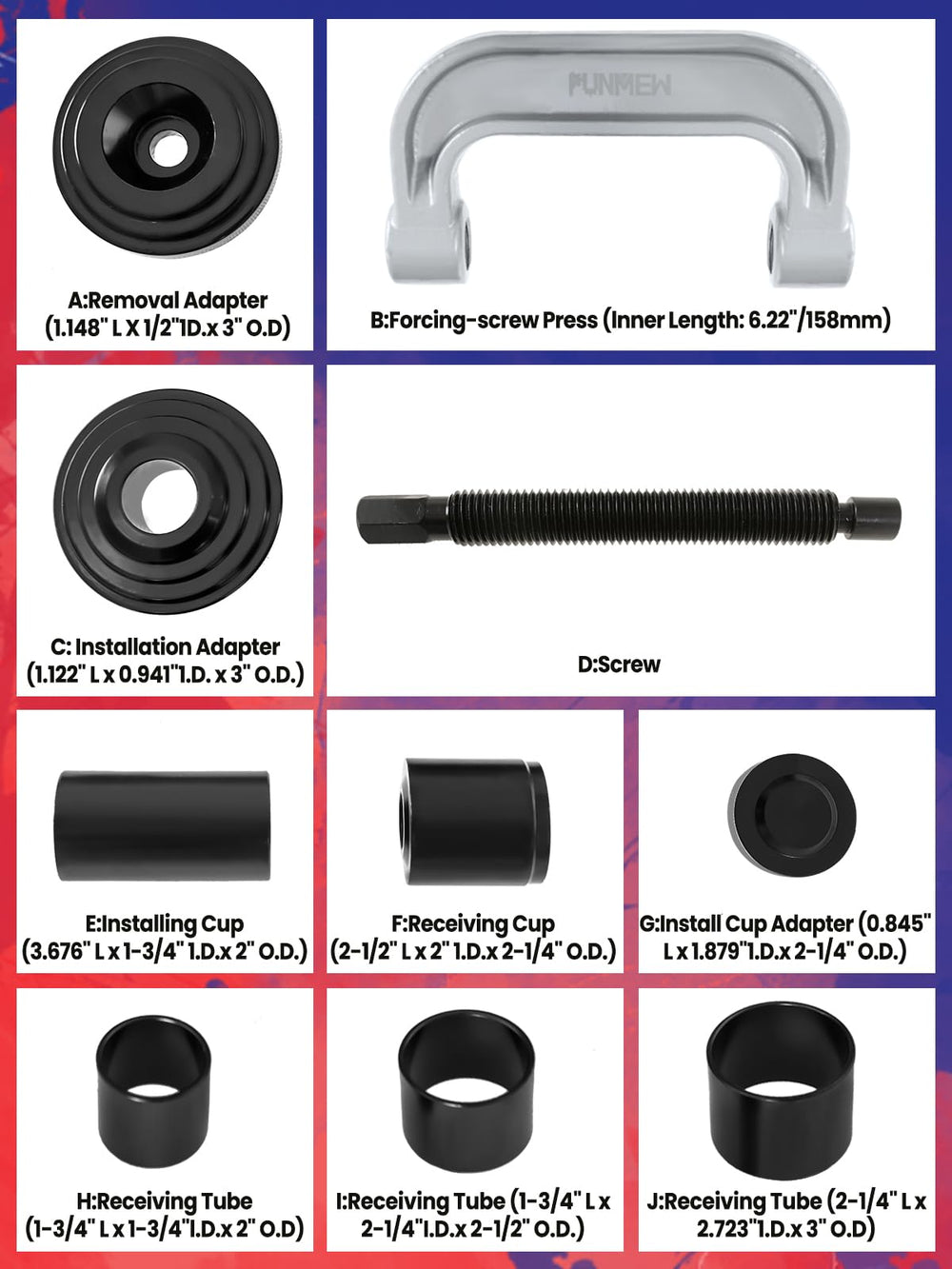 Punmew removal adapter for efficient joint access