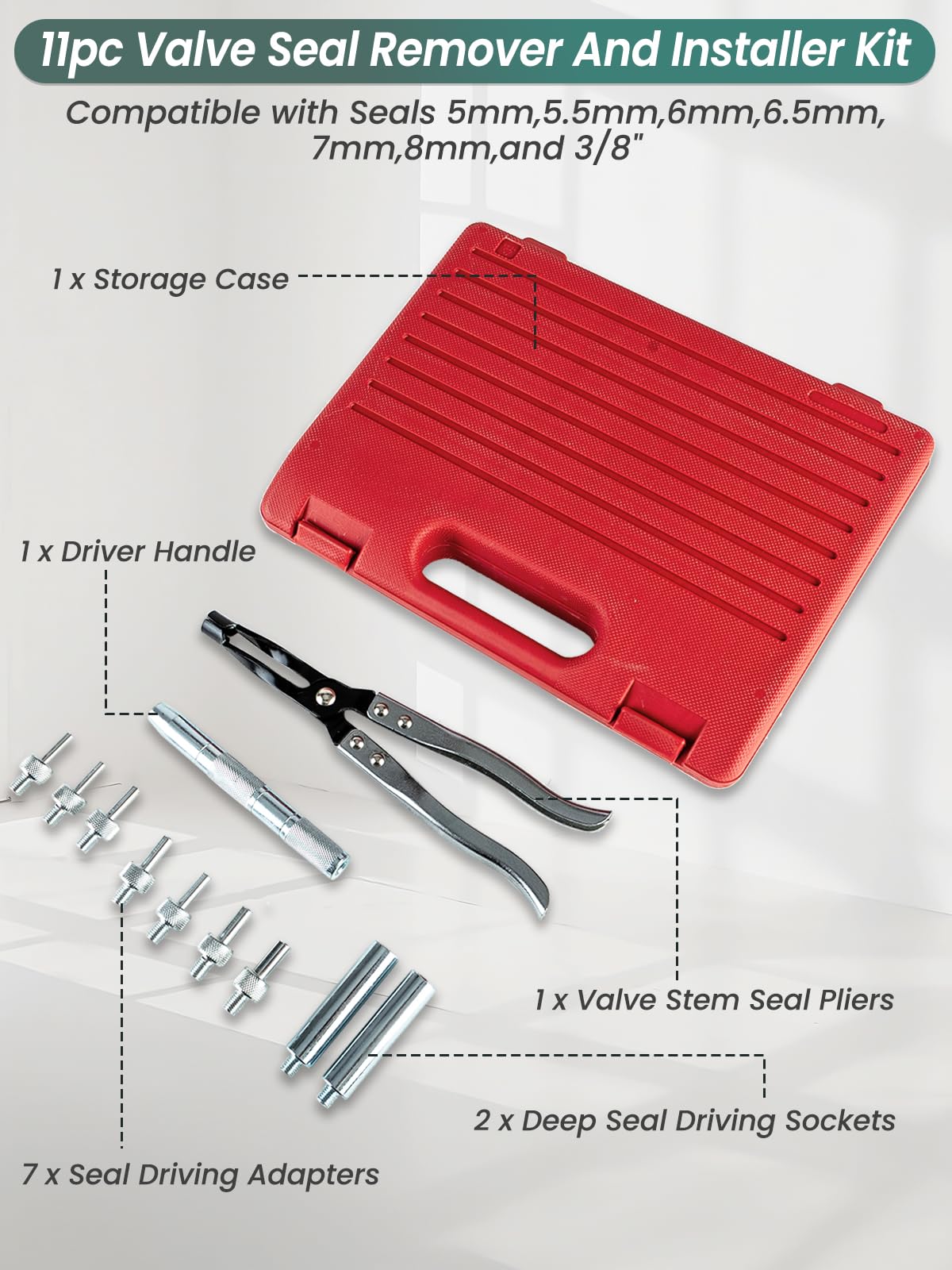 Punmew socket set for precise seal installation alignment.