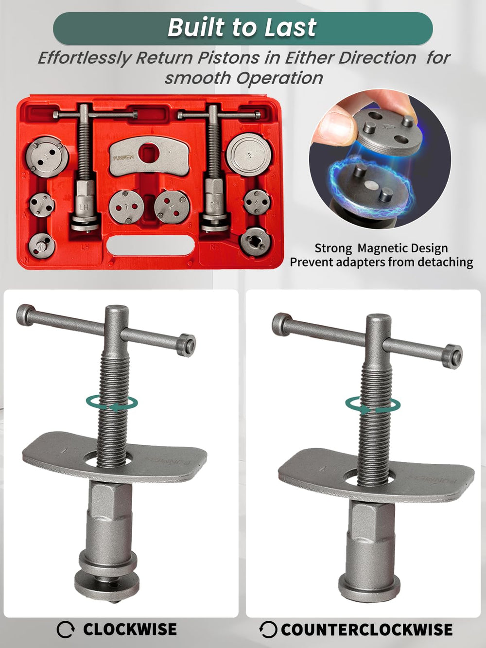 Punmew storage case keeps tools neatly organized for on-site work.