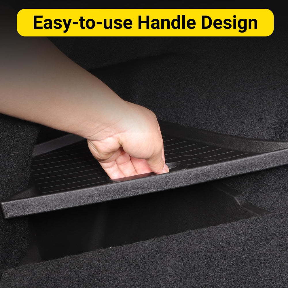 PUOENI Easy-to-clean trunk organizer rinses clean for like-new look.