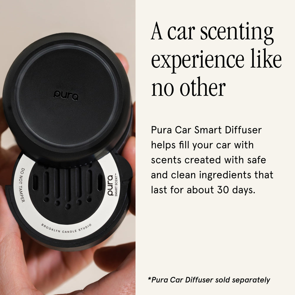 Pura refill packaging highlighting a 30-day fragrance duration