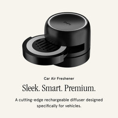 Pura Car Pro diffuser app control demonstrates smartphone scent settings