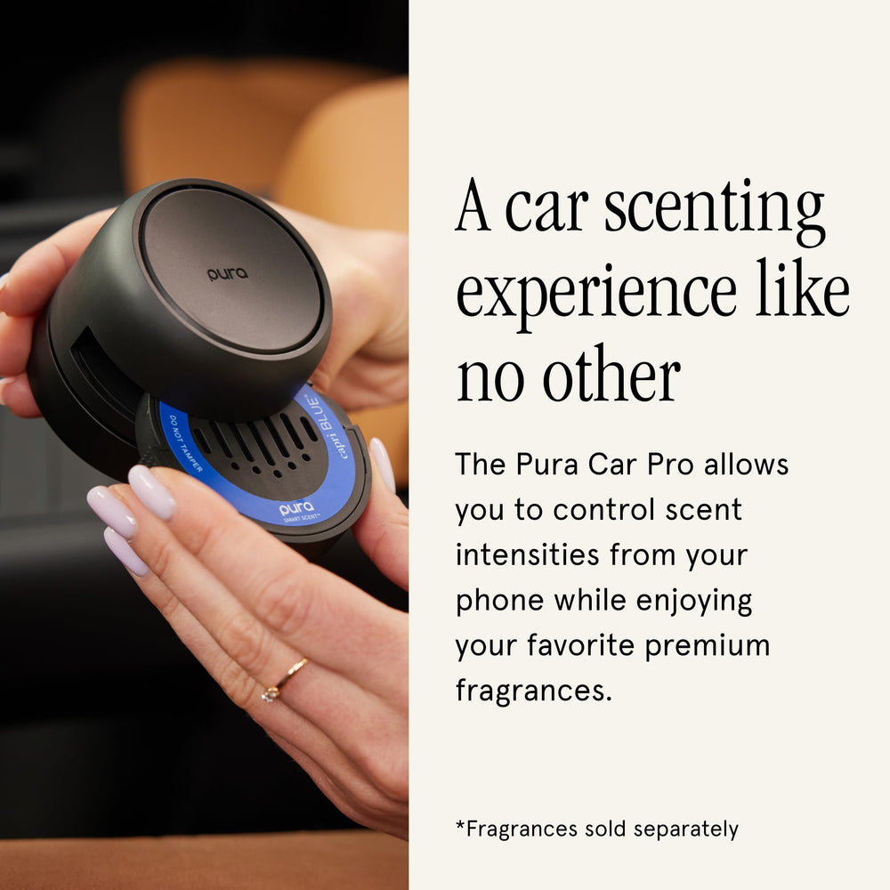 Pura Car Pro diffuser button push cycles intensity from strong to subtle