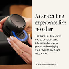 Pura Car Pro diffuser button push cycles intensity from strong to subtle