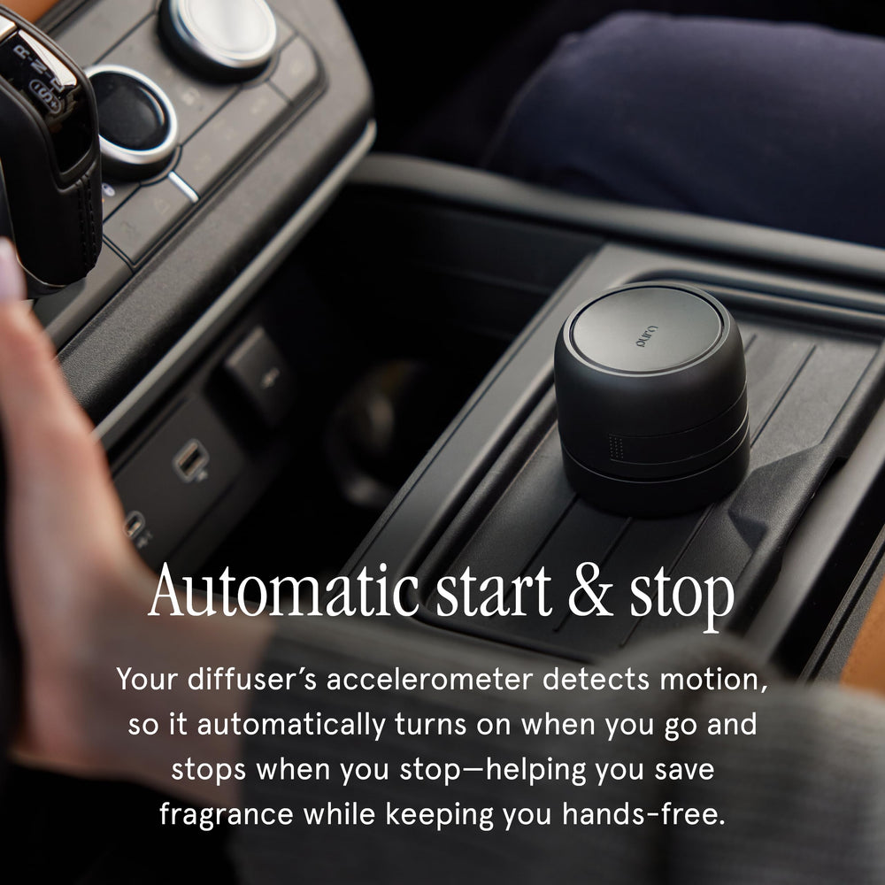 Pura Car Pro diffuser compact portable design fits in car cabin