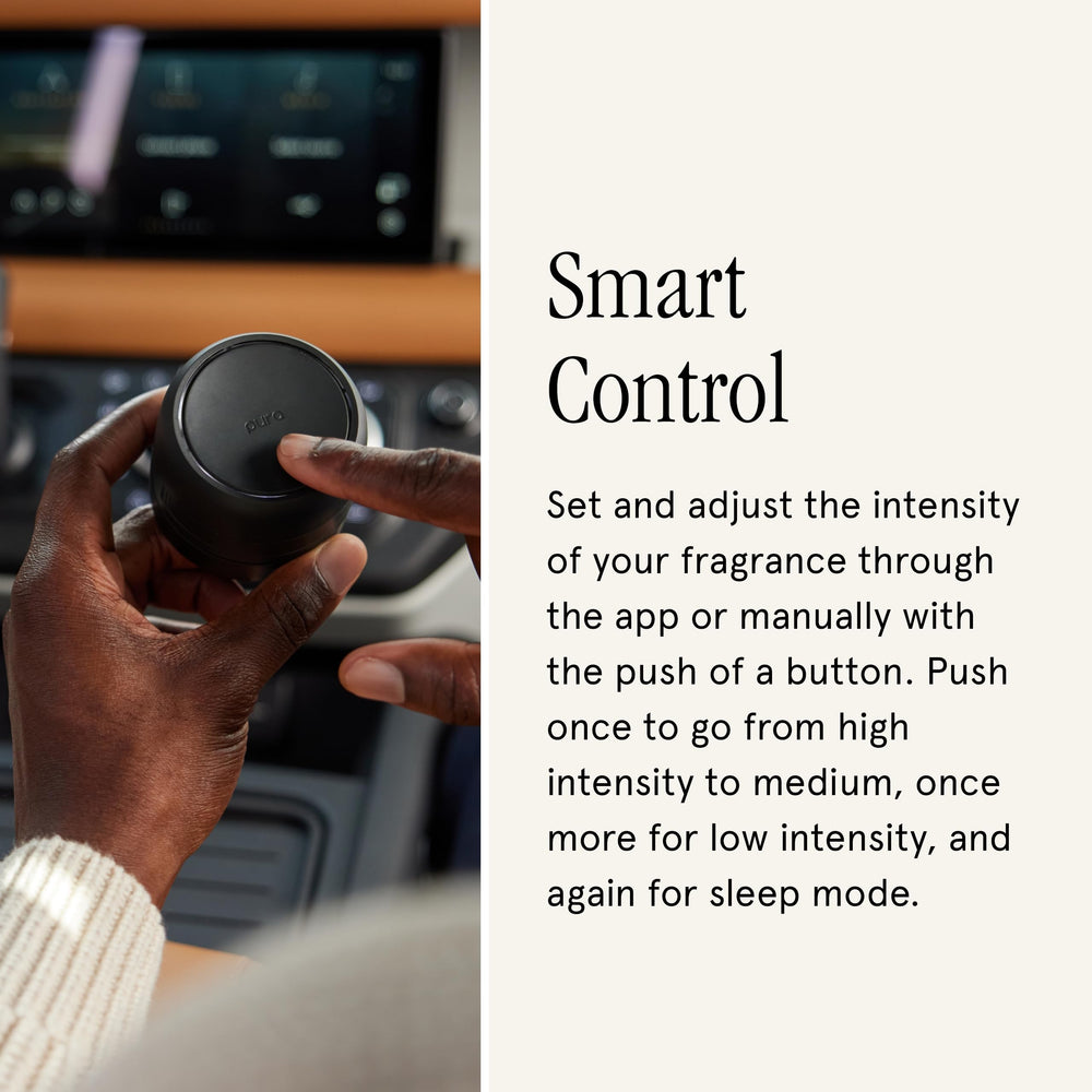 Pura Car Pro diffuser USB-C charging for long-lasting mobility