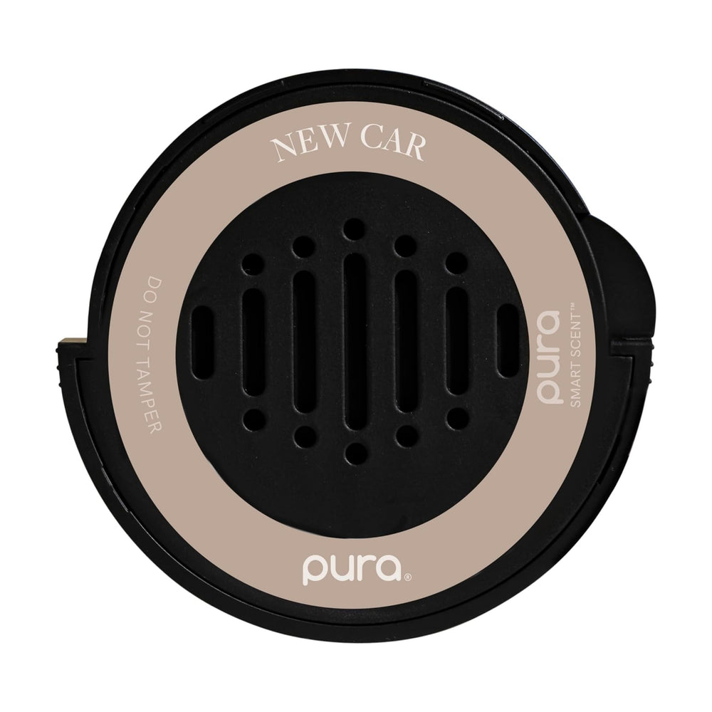 Pura car scent refill with lavandin-geranium for a fresh cabin aroma.