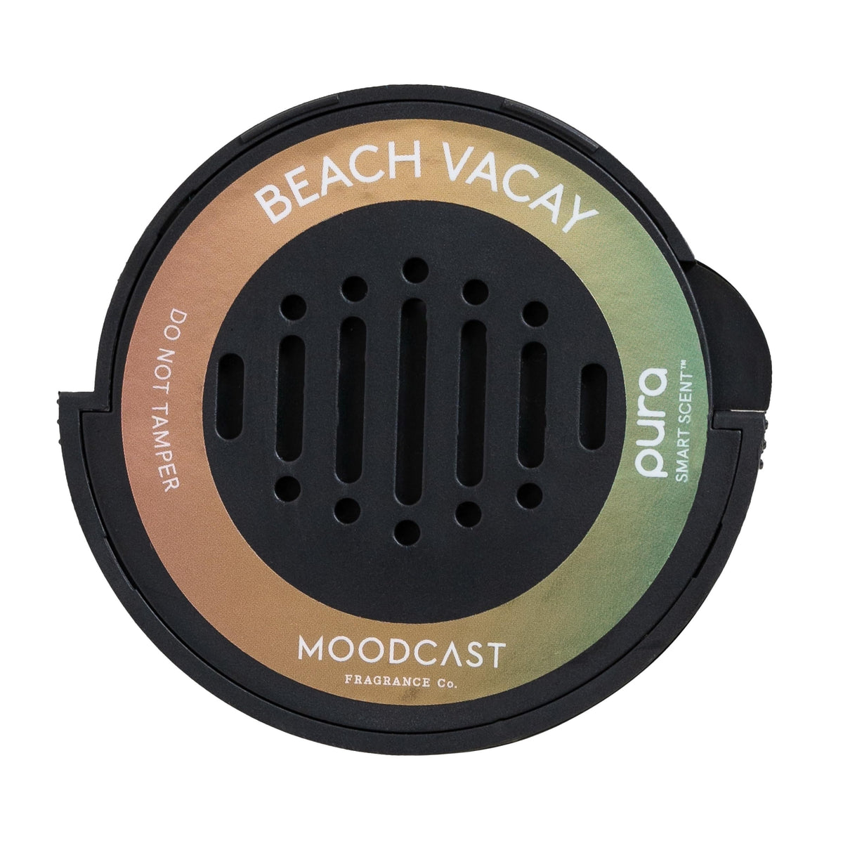Pura Moodcast refill packaging for easy swapping and stylish presence.