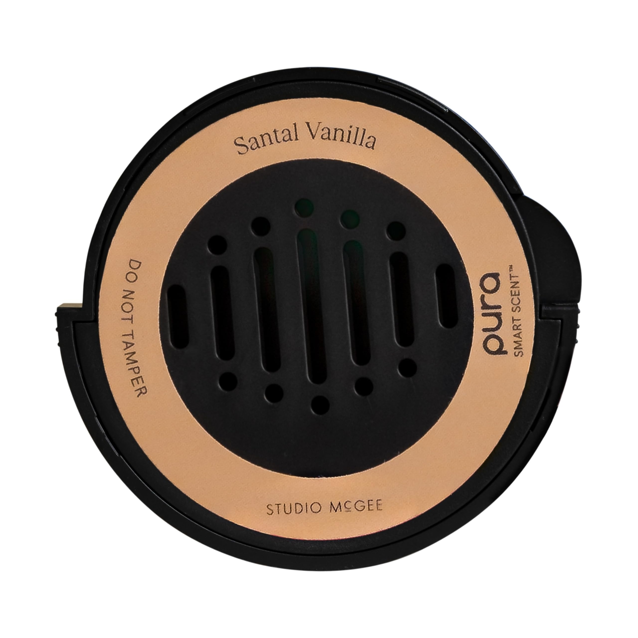Pura Santal Vanilla car diffuser refill packaging shows premium design for long-lasting aroma.