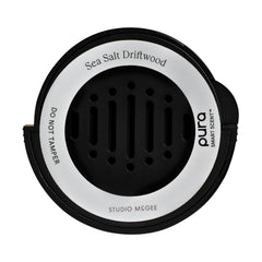 Pura Sea Salt Driftwood refill pack for a coastal car fragrance experience.