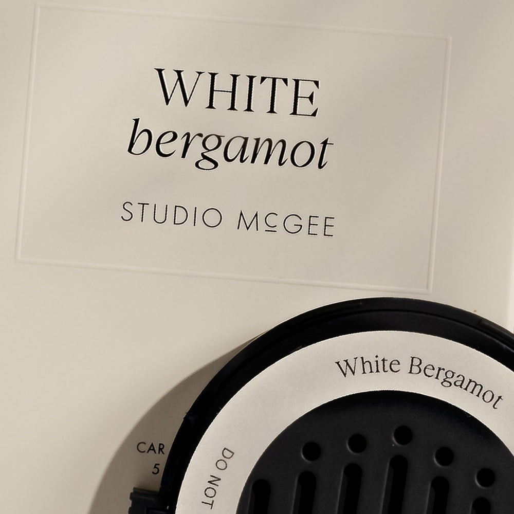 Pura Studio McGee bergamot grapefruit blend enhances driving atmosphere
