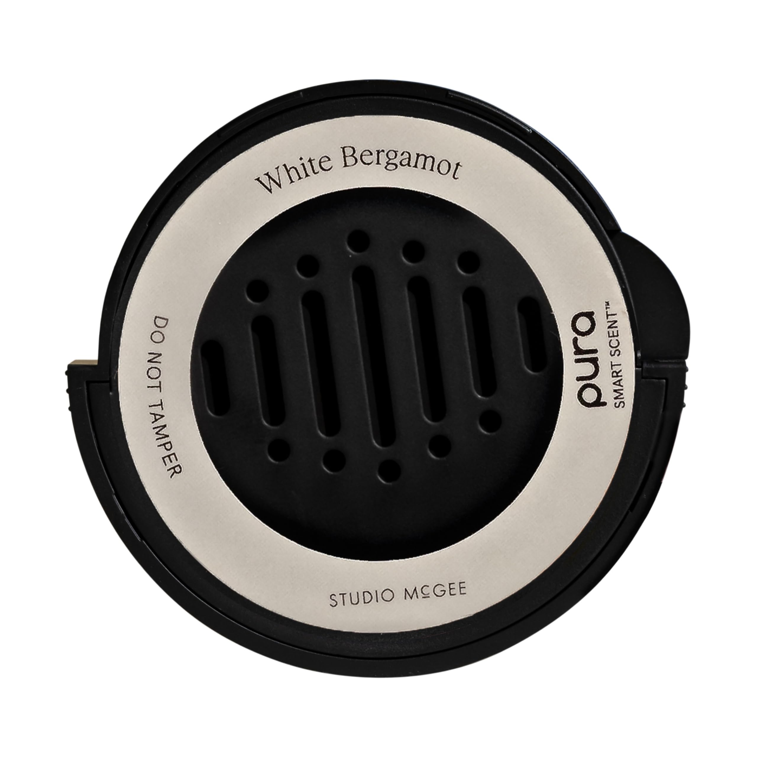 Pura Studio McGee White Bergamot refill bottle for long-lasting car fragrance
