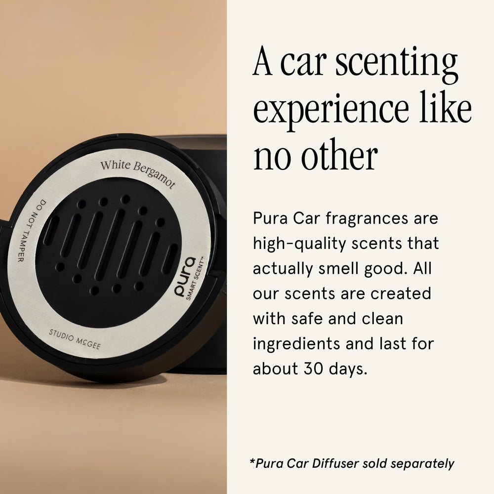 Pura Studio McGee car diffuser with motion sensor for hands-free scent control