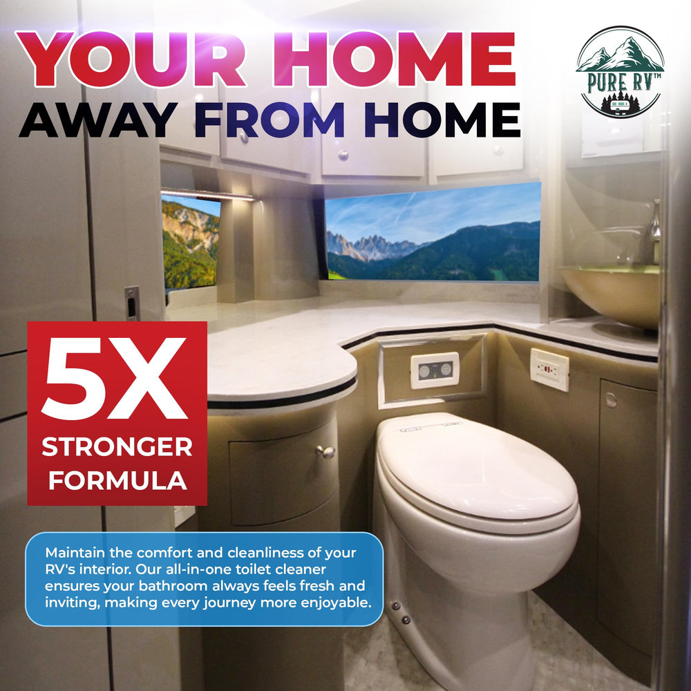 Travel-ready bottle from Pure RV makes on-the-go cleaning simple