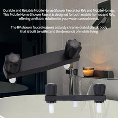PureHaven chrome-plated plastic body faucet for lightweight durability.