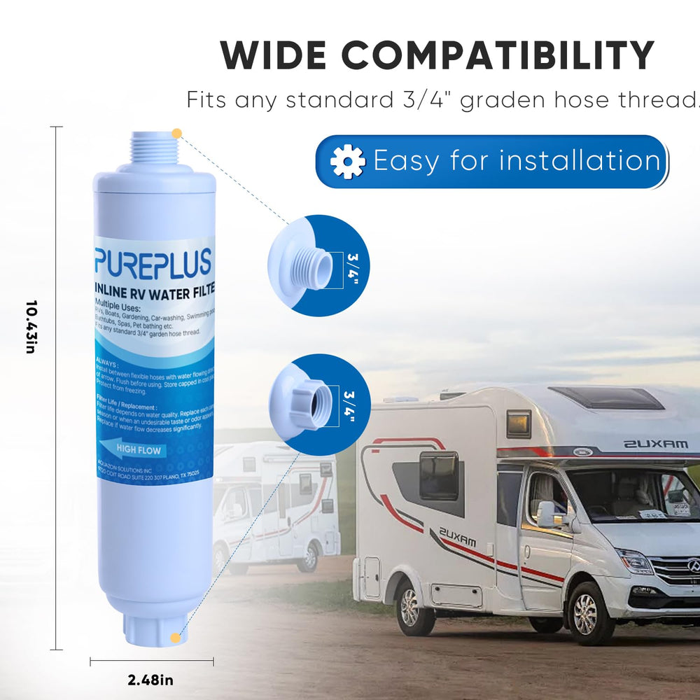 PUREPLUS high-capacity filter cartridge suggests longer service life between changes