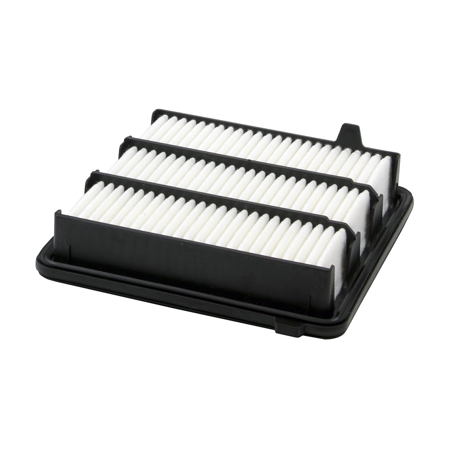 Purolator A21805 media close-up highlighting strong dirt-holding performance.