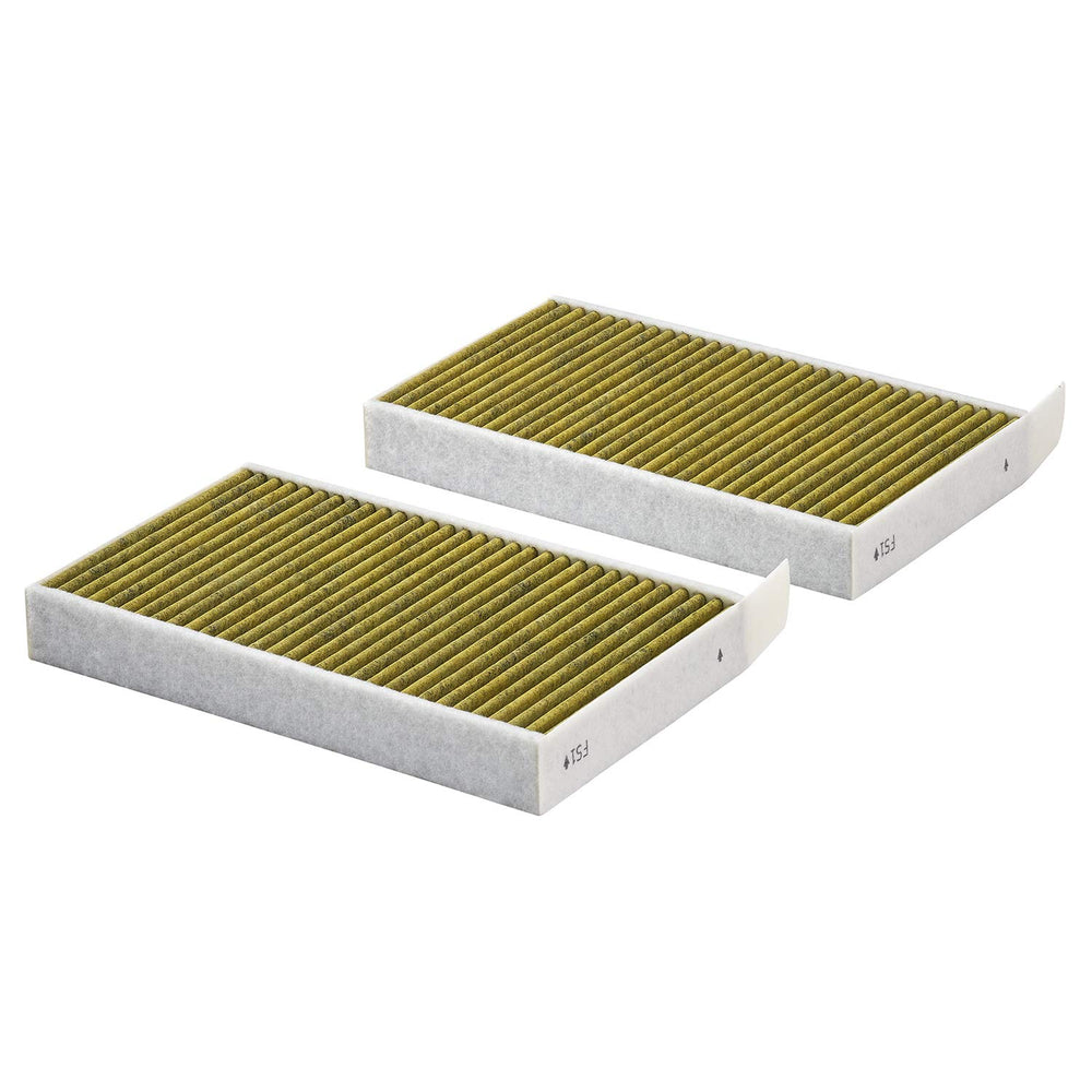 Close-up of activated carbon layer in Purolator BOSS cabin filter