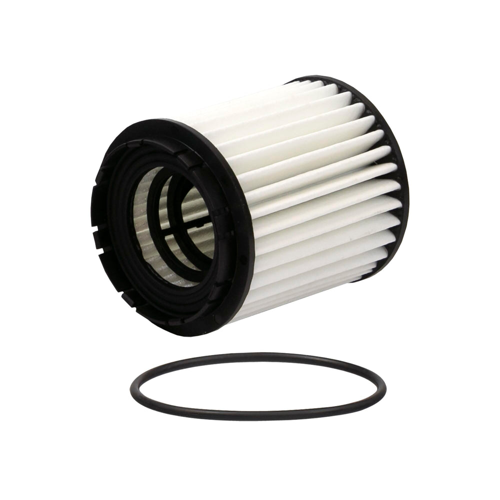 PurolatorBOSS SmartFUSION technology media image emphasizing expanded dirt holding capacity.