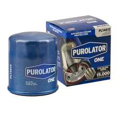 PurolatorONE PL14612 filter media density captures more dirt for cleaner oil.
