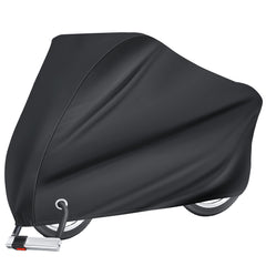 Puroma bike cover protecting a single bike from rain and dust — front view.