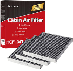 Puroma activated carbon cabin filter pack keeps air fresh.