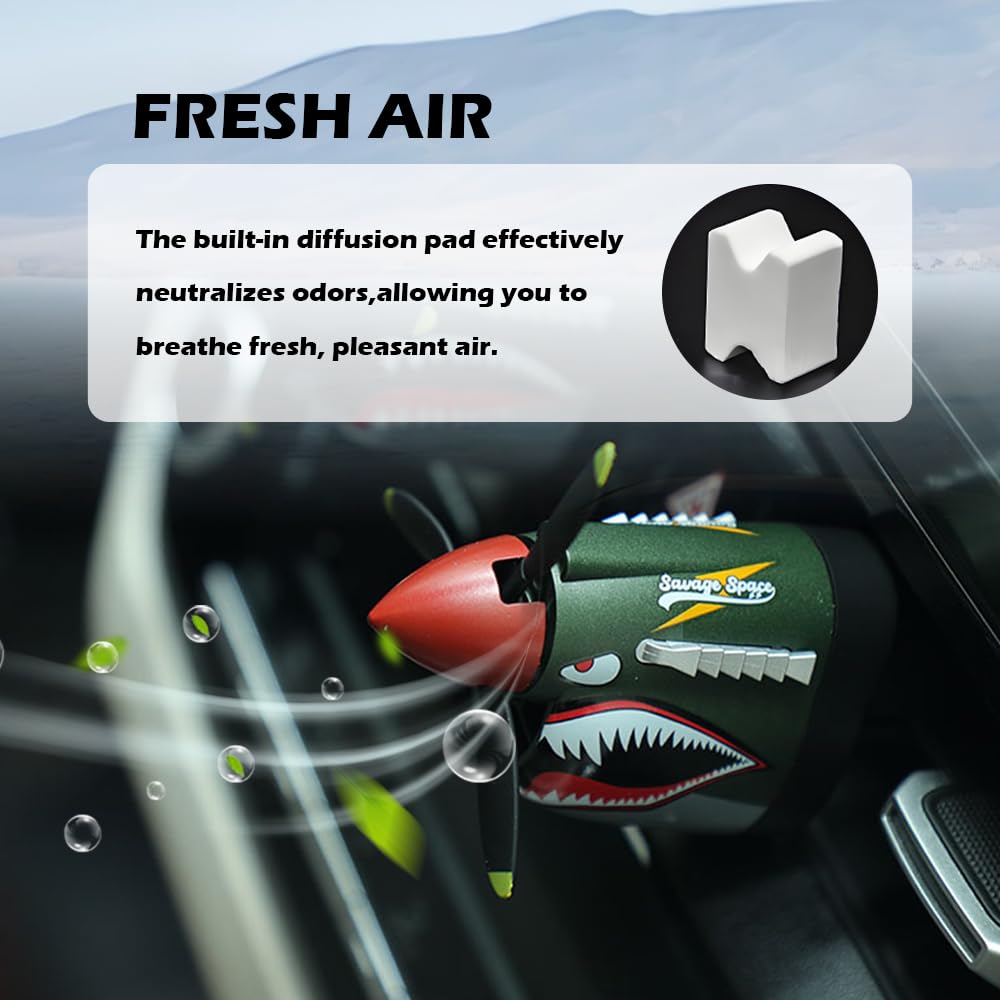 Purthog car air freshener with replaceable diffuser pads softens cabin odors on the go.