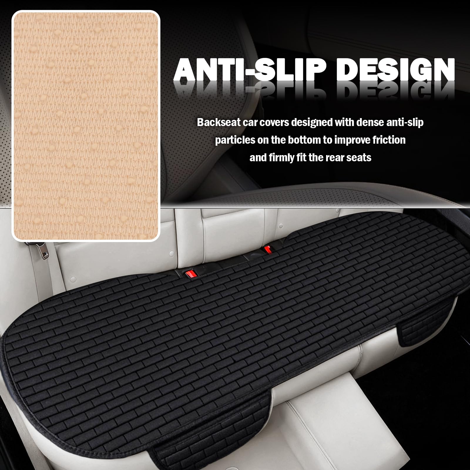 Purthog durable cover protects seats from pet scratches and daily messes.