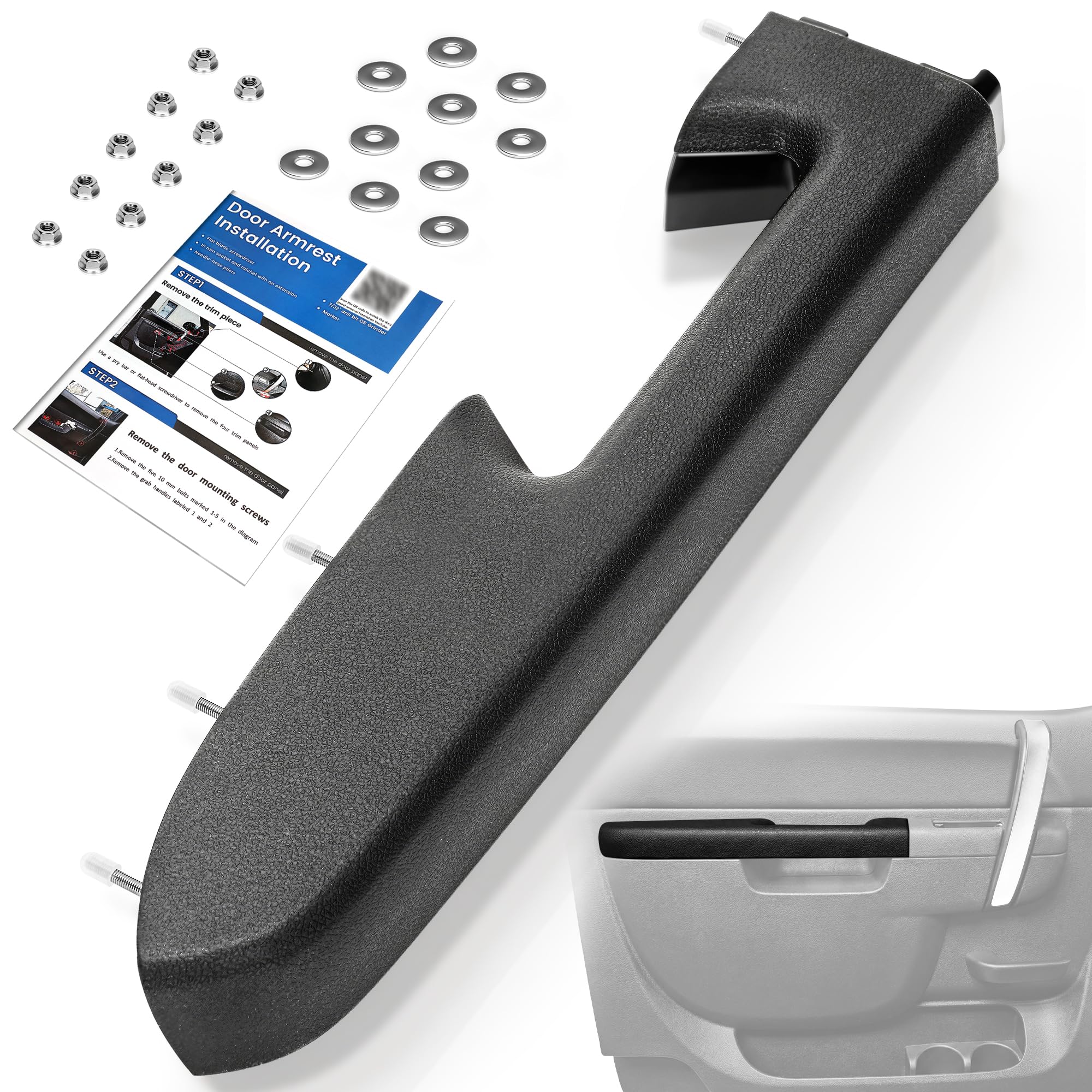 Puzau 22818465 armrest replacement for 2010–2014 Silverado/Sierra improves fitment and comfort