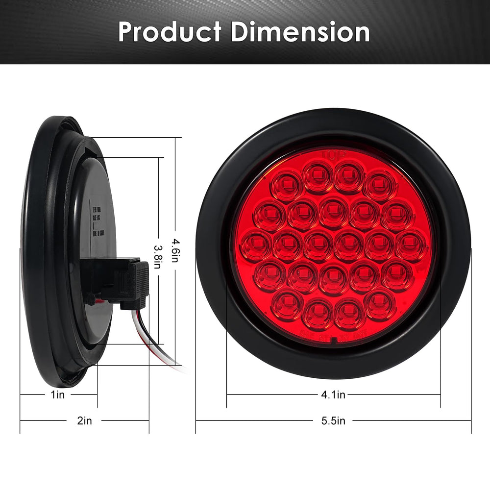 PVerandio high-brightness 24-LED array provides wide lighting and longer life.