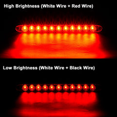PVerandio IP67 waterproof 2-pack trailer lights ensure durability in wet conditions.