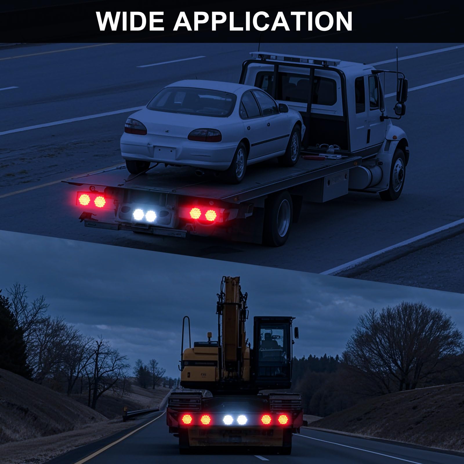 PVerandio trailer light kit includes grommets and 3-prong pigtails for quick installation.