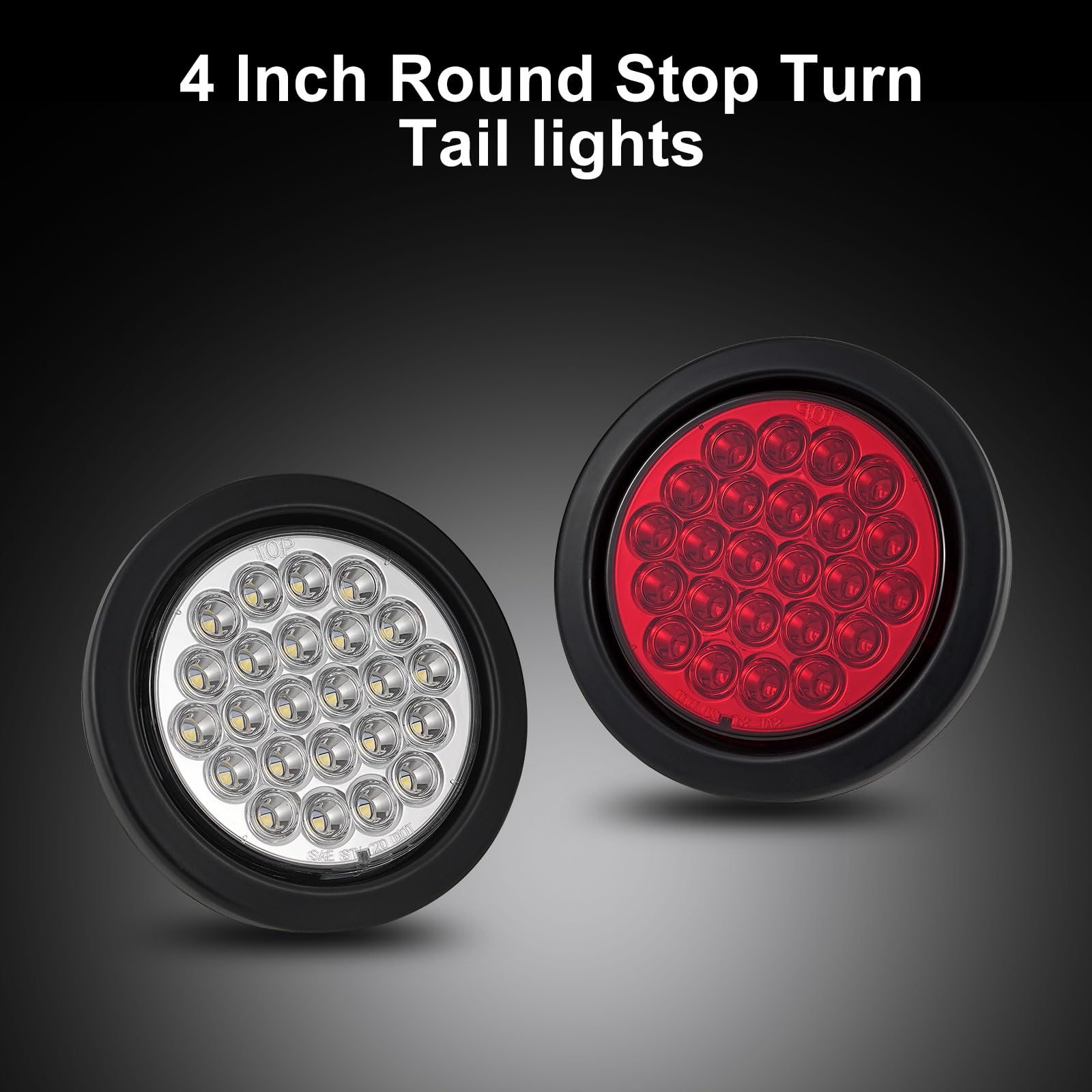 PVerandio 12V DC LED trailer lights offer bright visibility while consuming less power.